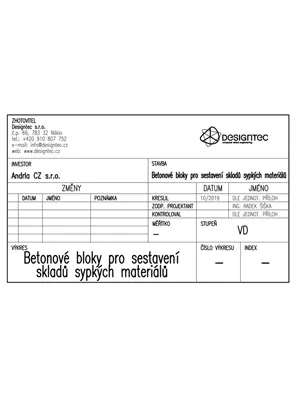 Betonové bloky statika