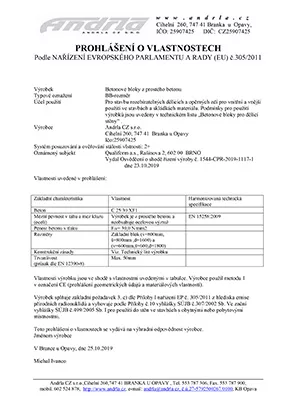 Prohlášení o shodě
